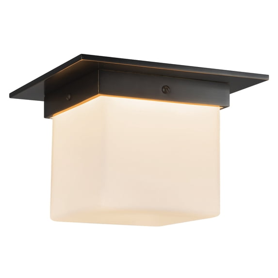Alora Lighting FM356085UBOP Mineral 8" Wide Flush Mount Square Ceiling Fixture - Urban
