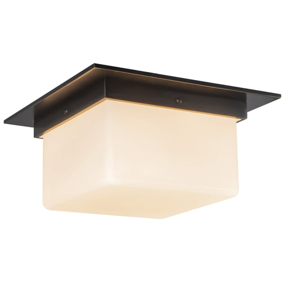Alora Lighting FM356115UBOP Mineral 2 Light 11" Wide Flush Mount Square Ceiling Fixture -