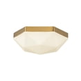 thumbnail image 1 of Alora Lighting FM424512BGOP Krysta 2 Light 11" Wide Flush Mount Bowl Ceiling Fixture -, 1 of 7