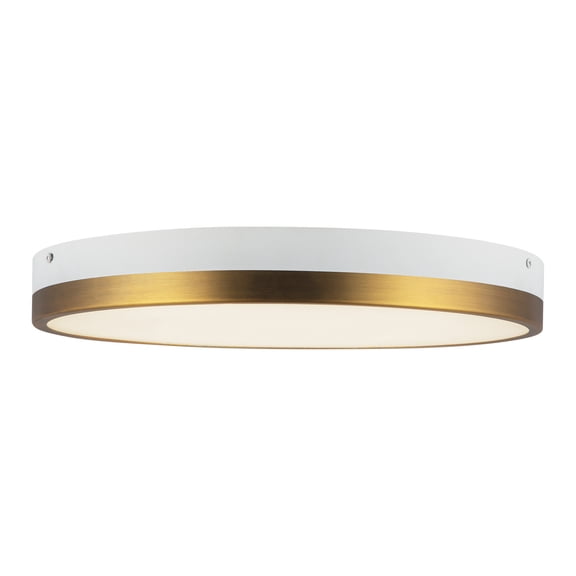 Alora Lighting Fm554215-5Cct Adelaide 15" Wide Switchable White Led Flush Mount Drum