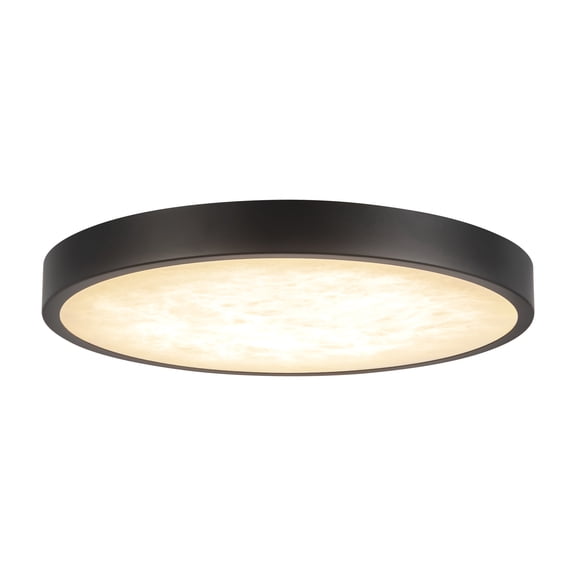 Alora Lighting FM653009MBAR Evelyn 9" Wide Led Flush Mount Ceiling Fixture - Matte Black /