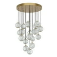 thumbnail image 1 of Alora Lighting Mp321218 Marni 21" Wide Led Multi Light Pendant - Brass, 1 of 7