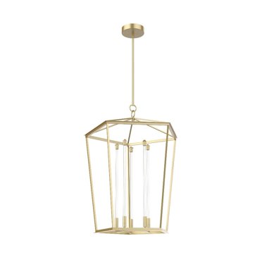 Alora Lighting Pd317129 Delphine 25" Wide Led Lantern Chandelier - Brass