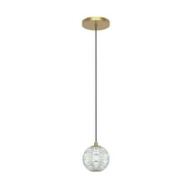 Alora Lighting Pd321201 Marni 4" Wide Led Mini Pendant - Brass