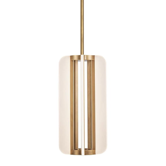 Alora Lighting PD336507VB-UNV Anders 8" Wide Led Multi Light Pendant - Brass