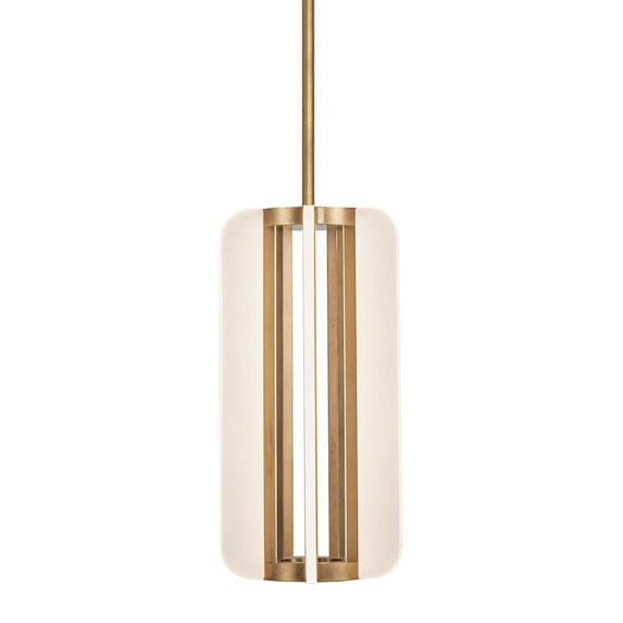 Alora Lighting Pd336507-Unv Anders 8" Wide Led Multi Light Pendant - Brass
