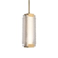 thumbnail image 1 of Alora Lighting PD374316VBCR-UNV Alai 16" Tall 2700K Led Mini Pendant - Vintage Brass /, 1 of 7