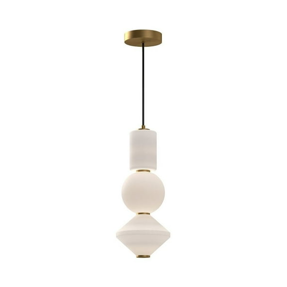 Alora Lighting Pd530341op Bijou 8" Wide 3000K Led Mini Pendant - Gold