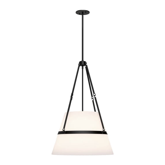 Alora Lighting PD546719MBWL Oliver 18" Wide Pendant - Black