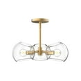 thumbnail image 1 of Alora Lighting Pd548315cl Willow 3 Light 16" Wide Chandelier - Gold, 1 of 5