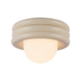 thumbnail image 1 of Alora Lighting SF426012PW Harvey 12" Wide Flush Mount Bowl Ceiling Fixture - White, 1 of 7
