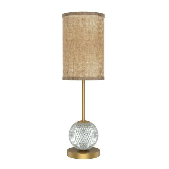 Alora Lighting Tl321201 Marni 20" Tall Led Buffet Table Lamp - Natural Brass / Natural