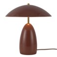 thumbnail image 1 of Alora Lighting TL437012BGD Poppy 14" Tall Led Vase Table Lamp - Red, 1 of 7