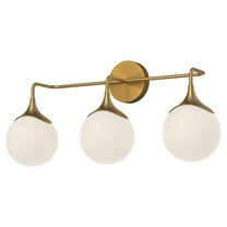 Alora Lighting Vl505125op Nouveau 3 Light 26" Wide Bathroom Vanity Light - Gold