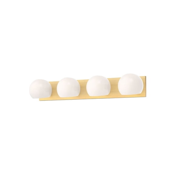 Alora Lighting VL548431BGOP Willow 4 Light 31" Wide Vanity Strip - Gold