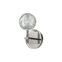 Alora Lighting Wv321201 Marni 9" Tall Led Bathroom Sconce - Nickel