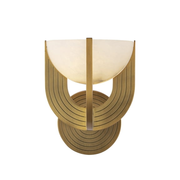 Alora Lighting Wv362106-Unv Colette 9" Tall Led Bathroom Sconce - Vintage Brass /