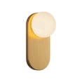thumbnail image 1 of Alora Lighting WV425112BGOP Ariel 13" Tall Bathroom Sconce - Brushed Gold / Opal Glass, 1 of 7