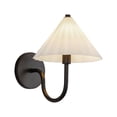 thumbnail image 1 of Alora Lighting Wv451808 Serena 11" Tall Bathroom Sconce - Matte Black / Opal Glass, 1 of 7