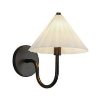 Alora Lighting Wv451808 Serena 11" Tall Bathroom Sconce - Matte Black / Opal Glass