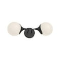 thumbnail image 1 of Alora Lighting Wv505219op Nouveau 2 Light 19" Tall Bathroom Sconce - Black, 1 of 2