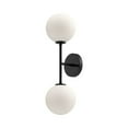 thumbnail image 1 of Alora Lighting Wv549220op Cassia 2 Light 20" Tall Bathroom Sconce - Black, 1 of 5