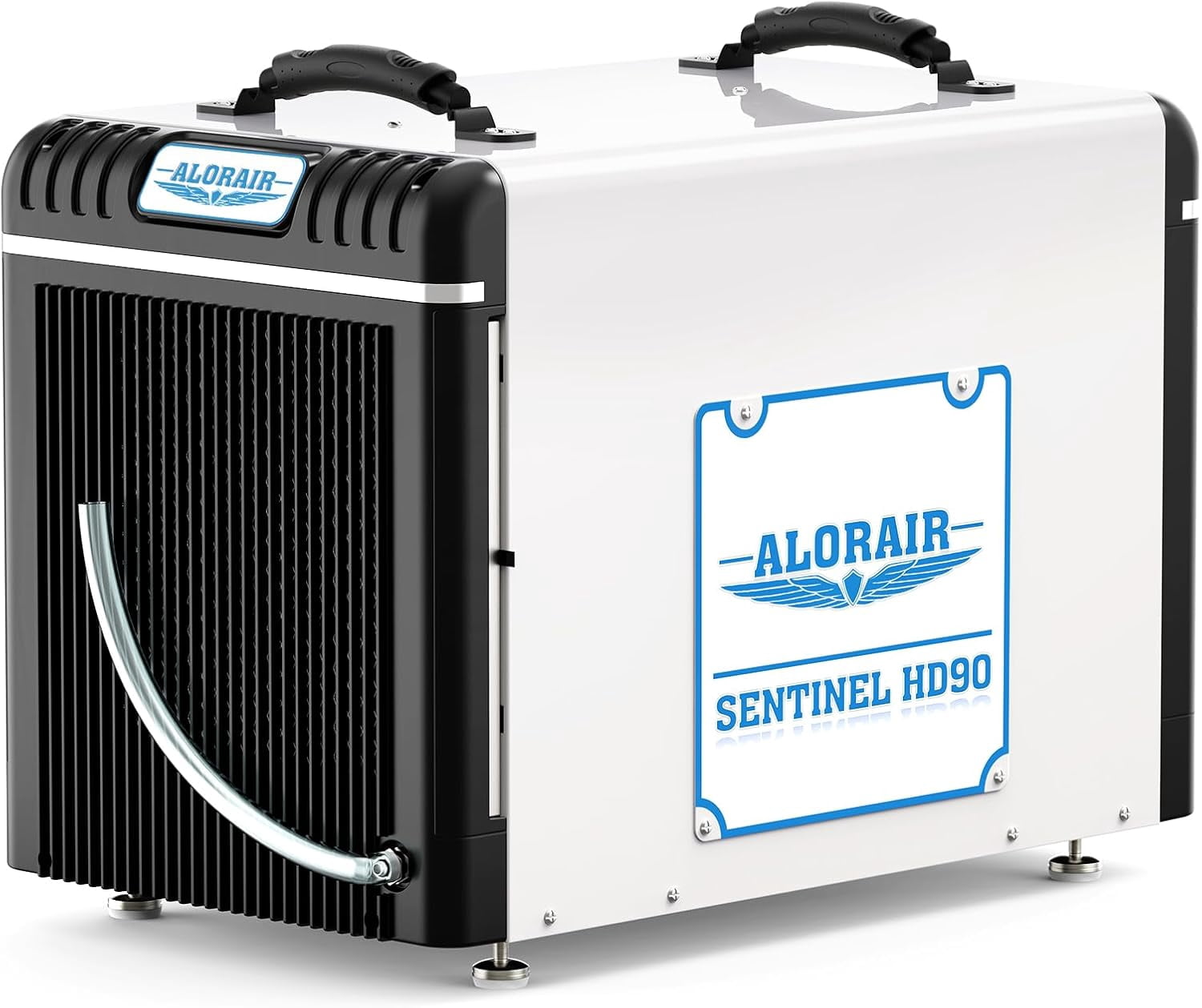 ALORAIR Basement/Crawl Space Dehumidifiers 198 Pint (Saturation), 90 PPD (AHAM), Listed, Auto Defrosting System, Commercial Dehumidifier