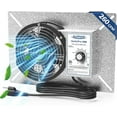 thumbnail image 1 of ALORAIR 260CFM Crawl Space Ventilator Fan, 6.7 Inch Basement Vent Fan with Humidistat & Thermostat, IP-55 Rated Isolation Mesh for Crawlspace, Garage, Attic, Exhaust, 1 of 7