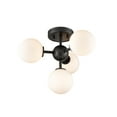 thumbnail image 1 of Alouette 4 Light Semi-Flush Mount, 1 of 3