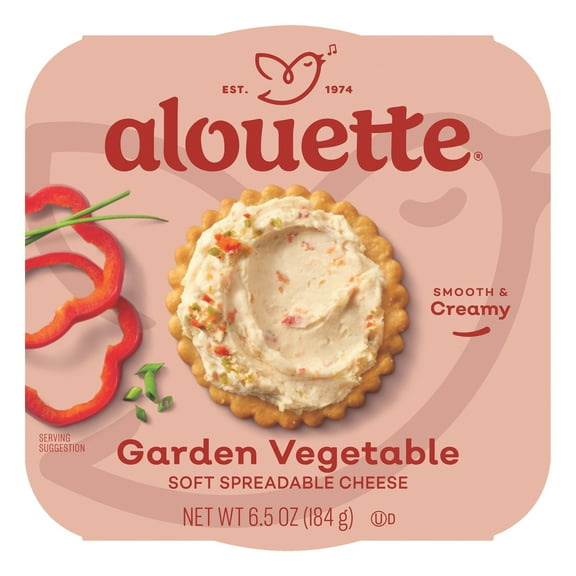 Alouette Garden Vegetable Soft Spreadable Cheese 6.5 oz (Fresh)