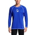 thumbnail image 1 of Alove Men's Swim Shirts Rash Guard UPF 50+ Sun Protection Shirt Quick Dry Short Sleeve Workout Running T Shirts, 1 of 6