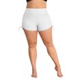 thumbnail image 1 of Alove Women 3" High Waisted Bikini Bottoms Swim Shorts Swimsuit Shorts Swim Bottom Solid Board Shorts, 1 of 6