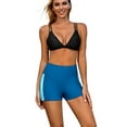 thumbnail image 1 of Alove Women 3" High Waisted Swimming Trunks Swim Shorts Tummy Control Board Bottoms Swim, 1 of 5