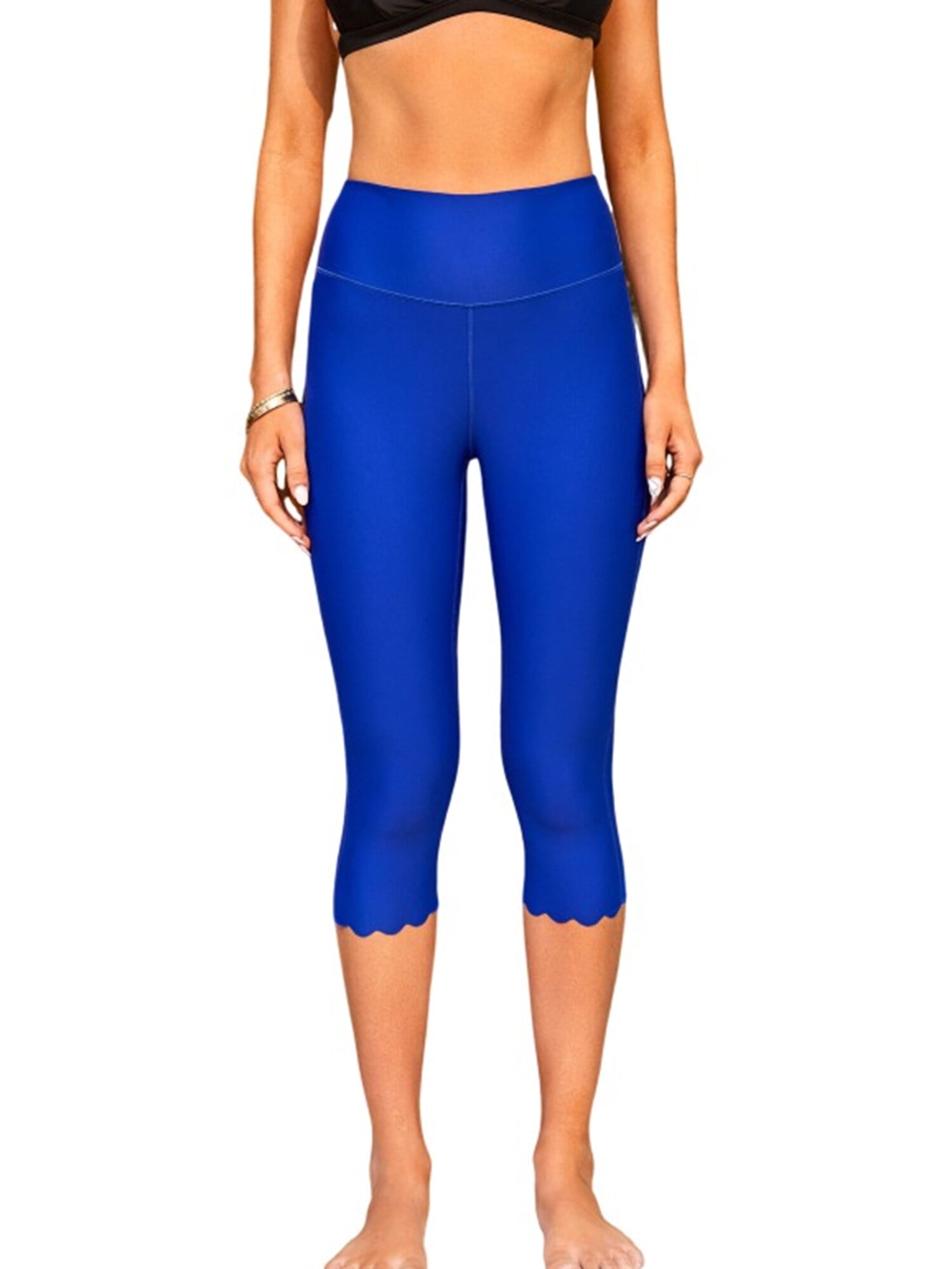 Damens Badeleggings Mit Rock - High Waisted Swimwear Mit UV-Schutz