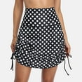thumbnail image 1 of Alove Women High Waisted Swim Skirt with Brief Tankini Bottom Swimdress, 1 of 5