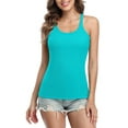 thumbnail image 1 of Alove Women Racerback Tank Top Camisole Casual Athletic Undershirt with Shelf Bra, 1 of 7