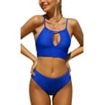 thumbnail image 1 of Alove Women Soild Bikini Tie Swimsuit Sexy Bathing Suit 2 Piece Set, 1 of 5