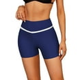 thumbnail image 1 of Alove Women Solid Swimming Trunks Swimming Shorts High Waisted Swim Shorts Tankini Bottoms, 1 of 6