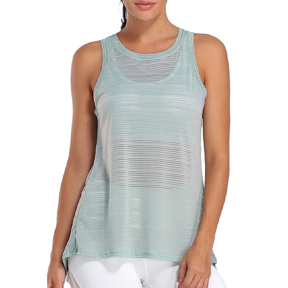 Alove Women's Split Back Loose Sport Camisole Quick Dry Yoga Tank Top