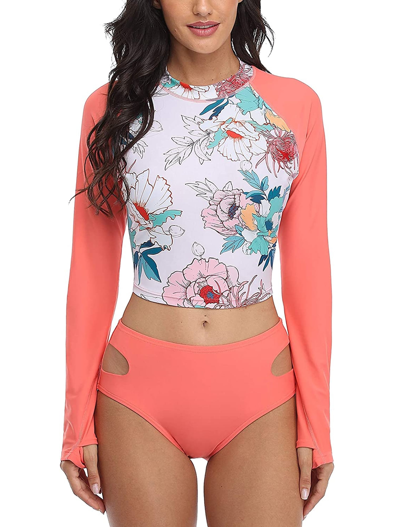 Alove-Women-s-Two-Piece-Rash- Alove-Women-s-Two-Piece-Rash-