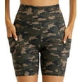 thumbnail image 1 of Alove Women's Yoga Short Leg High Waist Tummy Control Athletic Running Pants, 1 of 5