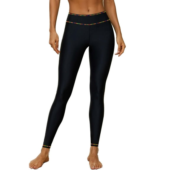 Alove Womens Long Swim Pants High Elastic Sport Yoga Leggings