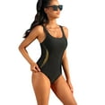 thumbnail image 1 of Alove Womens One Piece Swimsuit Sports Swimwear Athletic Racerback Slimming Bathing Suit S-XL, 1 of 7
