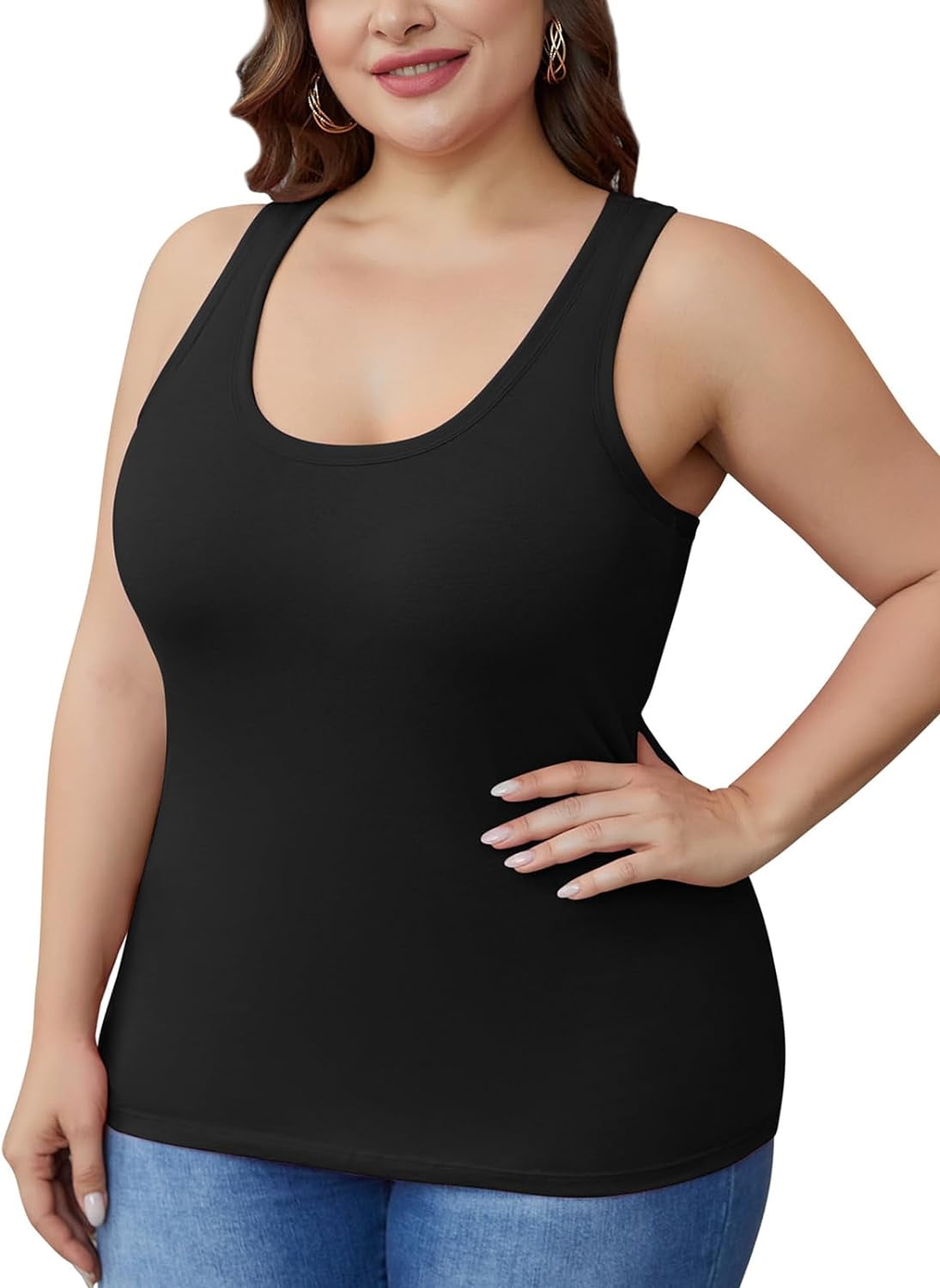 Plus size yoga tops with built in bra sale