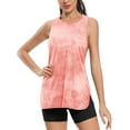 thumbnail image 1 of Alove Womens Printed Breathable Tank Tops Wider Sleeve Loose Fit Sport Yoga Undershirt, 1 of 6