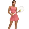 thumbnail image 1 of Alove Womens Sports Set Sports Dress Tennis Skirt Shorts Fitness Golf Skirt with Pocket, 1 of 6
