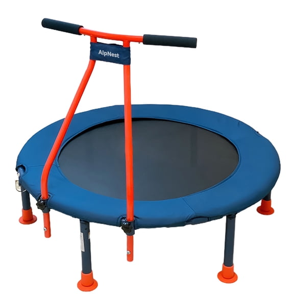 AlpNest Trampolines,36" Trampolines Indoor/Outdoor, Foldable Mini Trampoline with Foam Handle