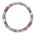 thumbnail image 1 of Alpaca 14.5 Inch Printing PVC Leather Auto Accessories Steering Wheel Covers for Car Wheel Protection, 1 of 6