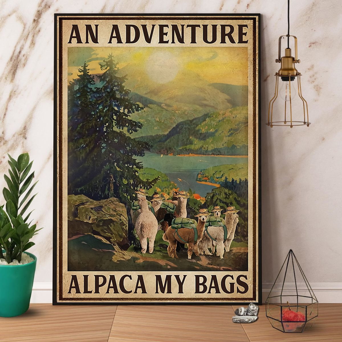 Deodorante Per Auto AN ADVENTURE ALPACA MA BAGS
