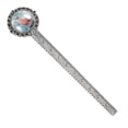 thumbnail image 1 of Alpaca Bookmark Bliss: Vintage Silver Lace-Edged Bookmarks – a Gift for Bibliophiles!, 1 of 5